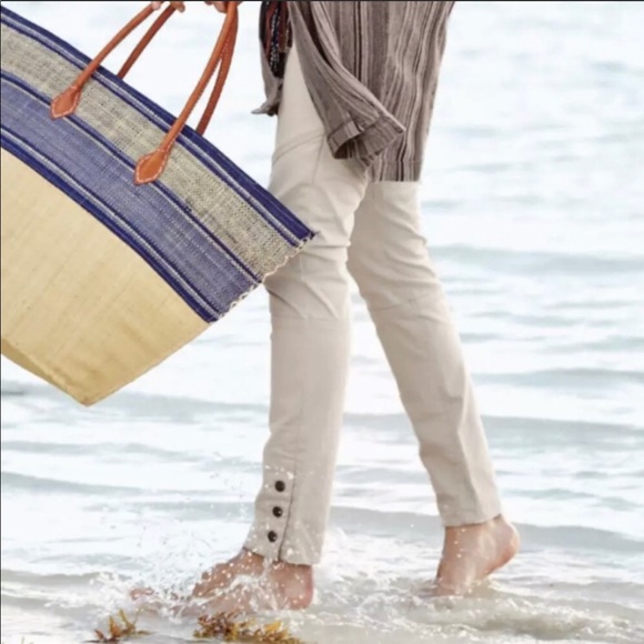 Peruvian Connection Pants - Peruvian collection white moto jeans size 14